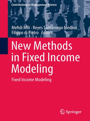 cover image of New Methods in Fixed Income Modeling